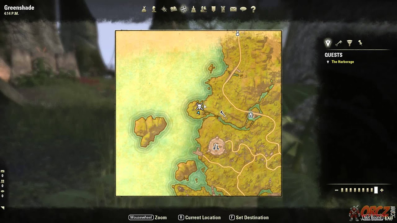 Greenshade Treasure Map V Location - The Elder Scrolls Online