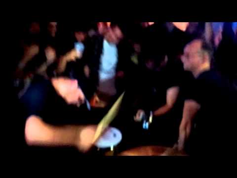 Royal Blood plays in the crowd at the High Noon Saloon