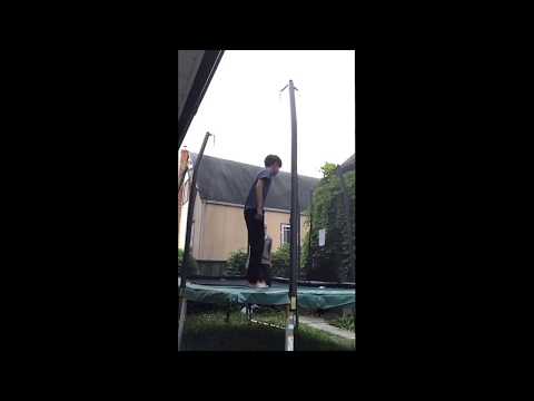 How to do a kaboom on the trampoline (tutorial)