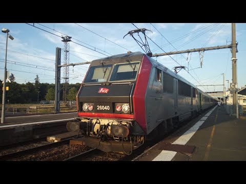 De Brive La Gaillarde à Paris Austerlitz en cabine de la BB26017