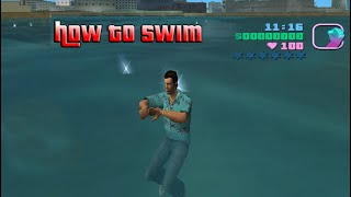 GTA Vice City Swimming Cheat Code (PC)