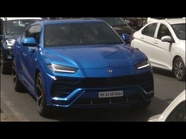 Rohit Sharma's Lamborghini Urus spotted on Mumbai roads