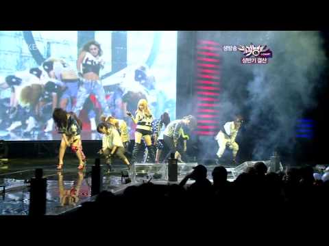 4Minute, fx, T ara, KARA  Chitty Chitty Bang Bang 100625 KBS Music Bank Half Year Special