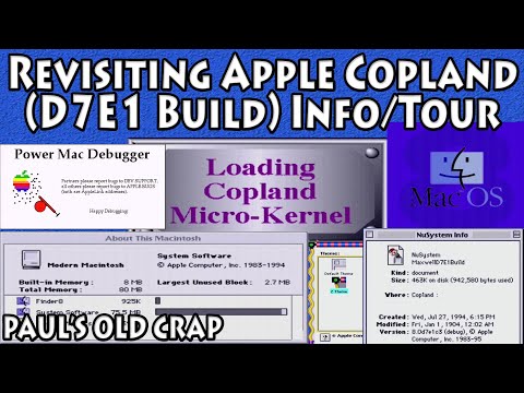 Revisiting Apple Copland (D7E1 Build) Info/Tour - Paul's Old Crap #9