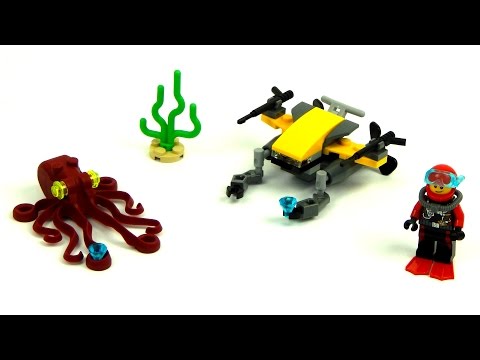 Vidéo LEGO City 60090 : L'explorateur sous-marin