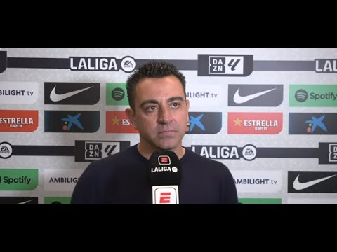 Xavi Post Match Interview Barcelona vs Rayo Vallecano 3-0