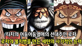 [원피스 분석] 티치의 어둠어둠열매의 선대주인 로저 그리고 로저의 불치병을 만든 세턴의 사기적인 능력