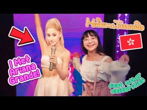 I Met Ariana Grande! - Madame Tussauds Hong Kong Vlog ⋆｡‧˚ʚ🍓ɞ˚‧｡⋆