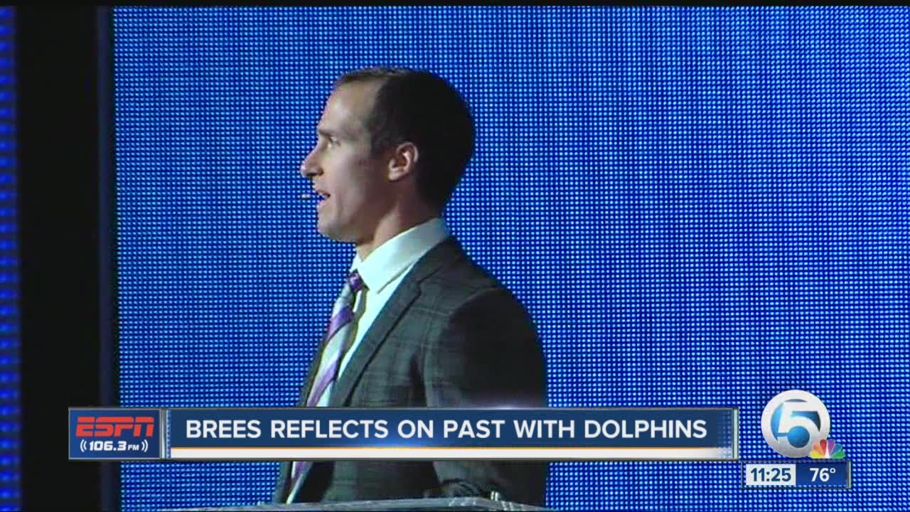 Saints QB Drew Brees Speaks in West Palm