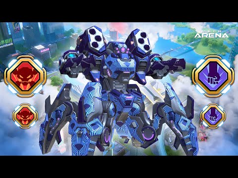 Scorpius with Arc Torrent 12 - Mech Arena