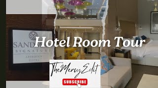 Where I Stayed in Aberdeen, Scotland 🏴󠁧󠁢󠁳󠁣󠁴󠁿 || Hotel Tour || Sandman Signature 