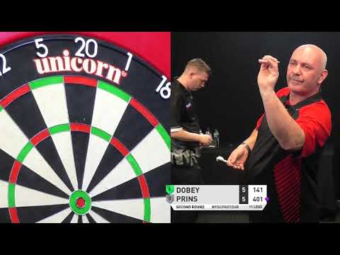 NINE-DARTER! Chris Dobey v Dave Prins - 2019 Players Championship (Event 2)