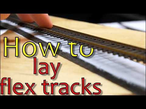 How to lay flex track, tips and advice. Part3