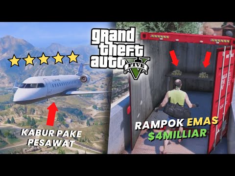 I Robbed a Cargo Train and Got Away with 4 Billion Rupiah in GTA 5! (Mod)