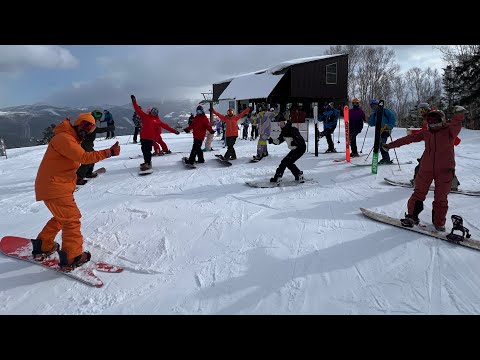 Video: Tomamu Resort 2024.02.11 Top to Bottom Orange Man &amp; Car Danchi tour