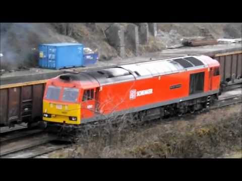 (HD) Trains at Peak Forest