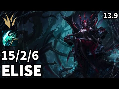 Elise Jungle vs Lillia - KR Master  | Patch 13.9