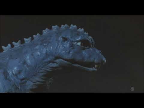 Godzilla meets and adopts Baby Godzilla