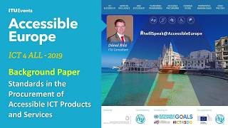 Accessible Europe Background Paper – Accessibility Standards in Procur