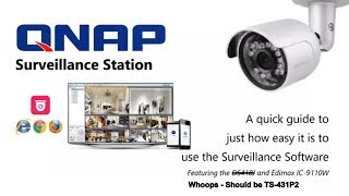 QNAP Surveillance Station + TS-431P2 + Edimax IC-9110W