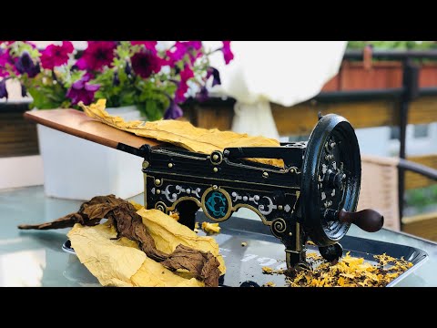 Fully restored Antique Cast Tobacco Cutter Machine
