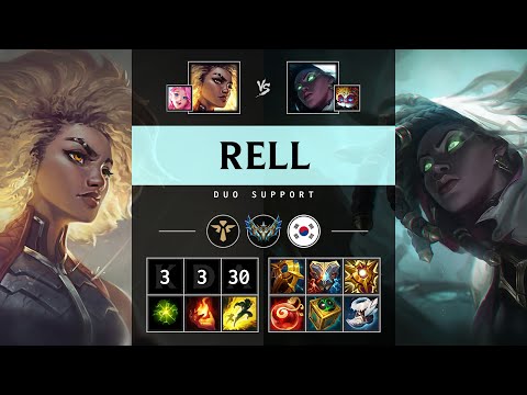 Rell Support vs Senna: Vision Controller - KR Challenger Patch 14.24