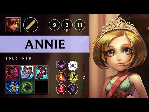 Annie Mid vs Sylas - KR Master Patch 25.19
