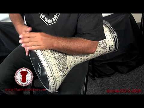 19" Gawharet El Fan Mother of Pearl Dohola Darbuka (DO 2 262A) - Large Size Egyptian Darbuka