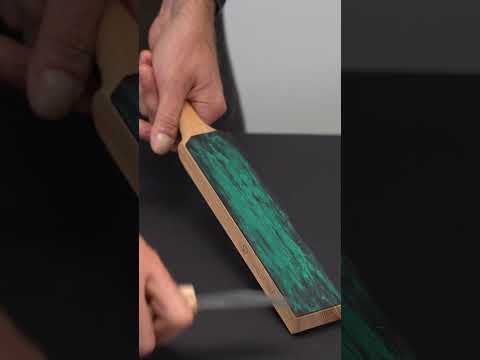 Sharpen your knife like a pro with this Leather Stropping Kit – the best option for sharpening🔪