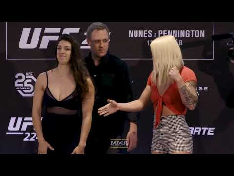UFC 224 Media Day Staredowns - MMA Fighting