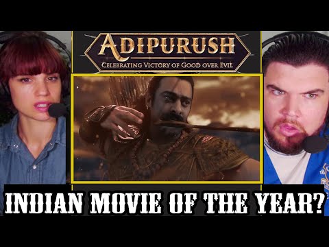 BEST INDIAN MOVIE OF 2023! Adipurush (Official Trailer) Hindi | Prabhas | Saif Ali Khan | Reaction