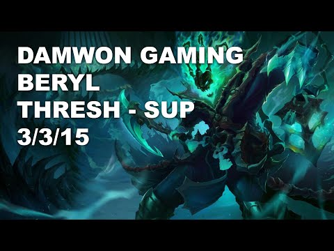 DAMWON Gaming BeryL Sup Thresh vs Nautilus - KR Challenger Rank Game