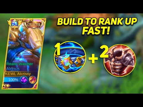0.5% OF ALL ALDOUS USER DIDN'T KNOW THIS SECRET 1ST BUILD TO RANK UP! ALDOUS BEST BUILD 2023 - MLBB