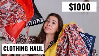 $1000 Try On Clothing Haul