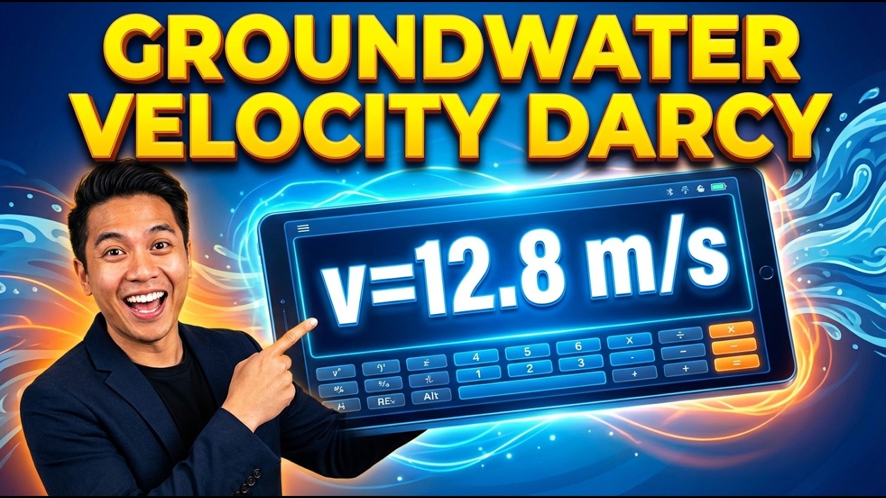 Groundwater Velocity Darcy Interactive Calculator