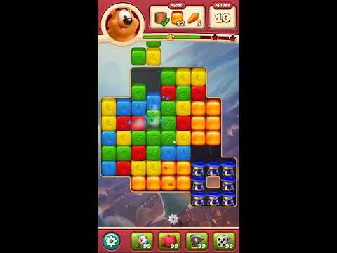 Toon Blast Level 7161 - NO BOOSTERS 🐻🐺🐱 | SKILLGAMING ✔️