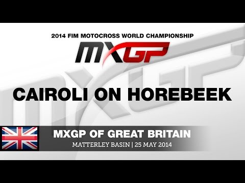 MXGP of Great Britain 2014 Cairoli On van Horebeek - Motocross
