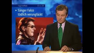 Tagesschau - Falco Todesnachricht - 07.02.1998