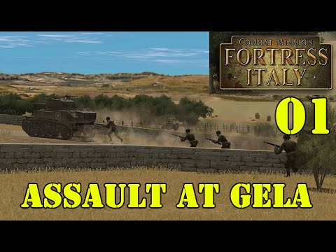 Assault at Gela - Combat Mission: Fortress Italy 01