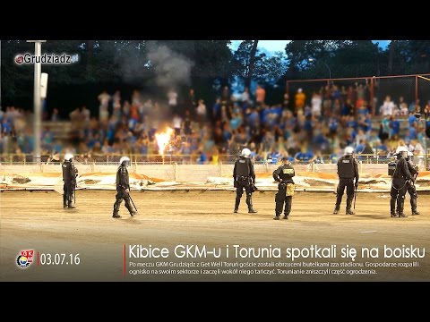 Kibice GKM-u i Torunia spotkali się na boisku