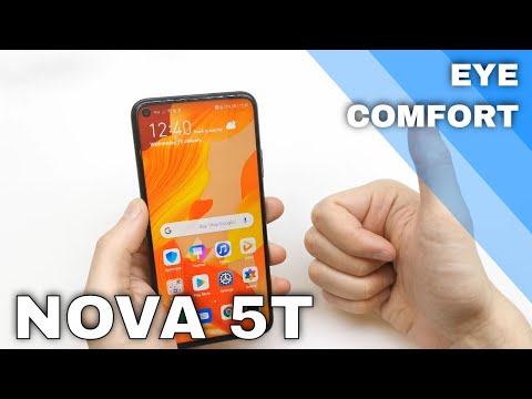 How to Activate Eye Comfort Mode in Huawei Nova 5T - BLUE FILTER
