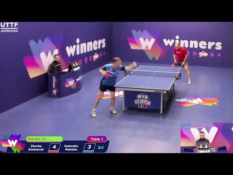 WINners CUP table 1 03.01 Zhurba Aleksandr - Gubenko Maksim 17:00