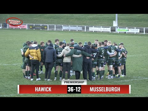 RUGBY REPORT: HAWICK 36-12 MUSSELBURGH - PREMIERSHIP - 29.1.22