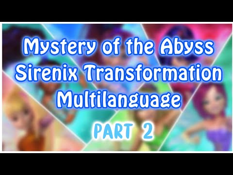 (PART 2) Winx Club - Movie 3 Sirenix Transformation - Multilanguage