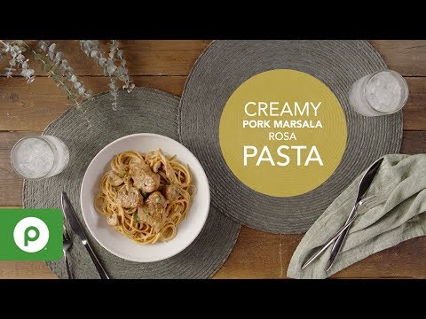 Creamy Pork Marsala Rosa Pasta. A Publix Aprons®...