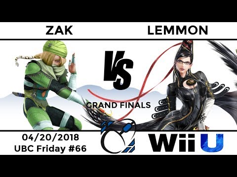 UBC Friday #69: Grand Finals - Zak (Sheik, Fox) vs Lemmon (Bayonetta, Mario)
