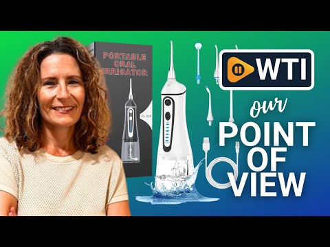 Cordless Water Flosser for Teeth Rechargeable - FZCOK 7 Clean Settings Oral Irrigator Dental Flosser for Braces Adults Teeth Cleaning Portable with Long Battery Life - WTI product video review