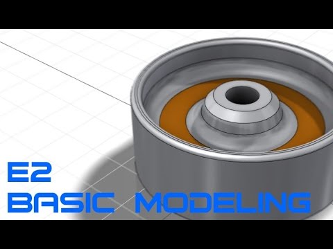 E2 Autodesk Inventor Professional 2015 - Basic Modeling 2 Tutorial