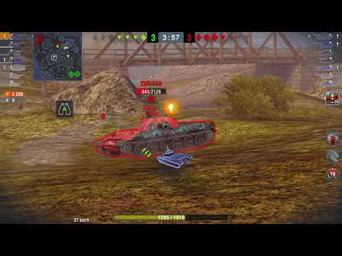 WoT Blitz // FV4005 // 4 kills // 5.2k damage