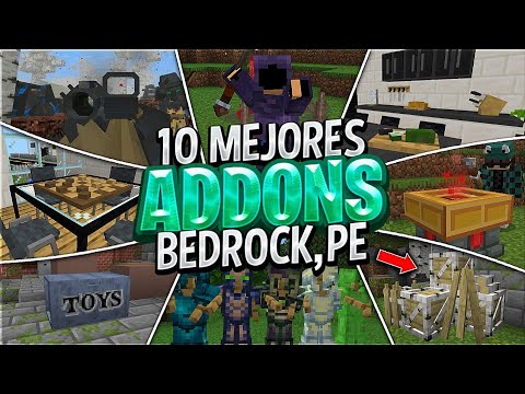 😱TOP 10 ADDONS for MINECRAFT PE 1.20
